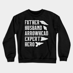 Arrowhead Father Husband Gift Crewneck Sweatshirt